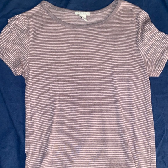 Pink Striped Tee - Picture 3 of 3